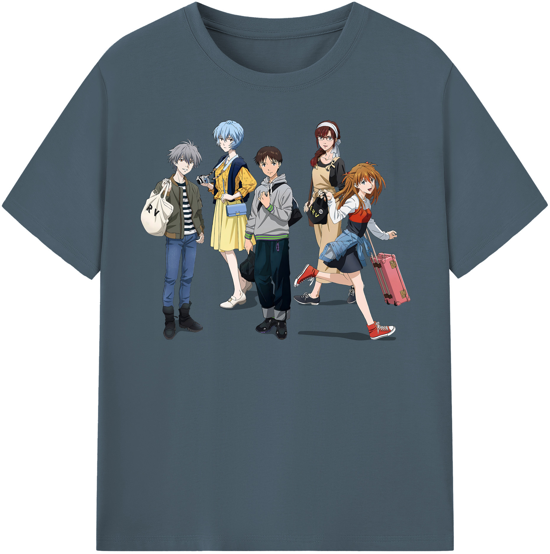 （画像用） EVA 新世紀エヴァンゲリオン 綿100％半袖Tシャツ（フロントプリント）